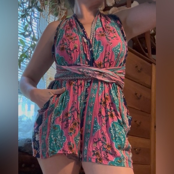 Huge bundle boutique boho dresses, romper, cardigans hooded cozy beautiful - Picture 3 of 9